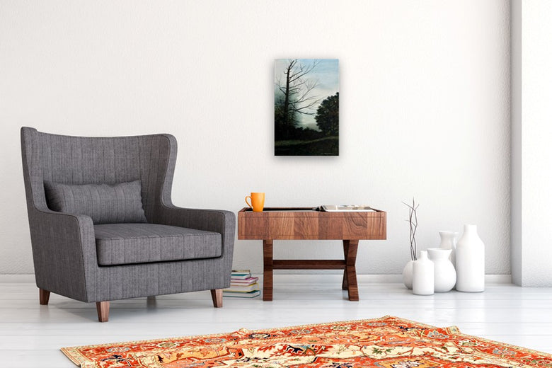 Naked Tree by Vic Roschkov |  In Room View of Artwork 