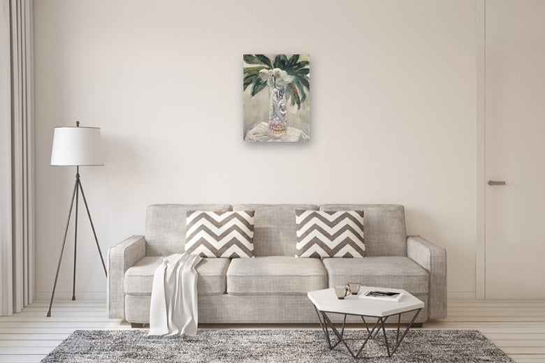 Tonal Floral by Mary Pratt |  In Room View of Artwork 