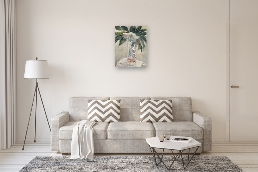 Tonal Floral by Mary Pratt |  In Room View of Artwork 
