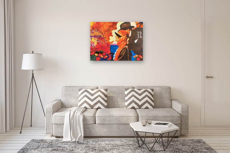 The Watchers by Rick "Marlowe" Schneider |  In Room View of Artwork 