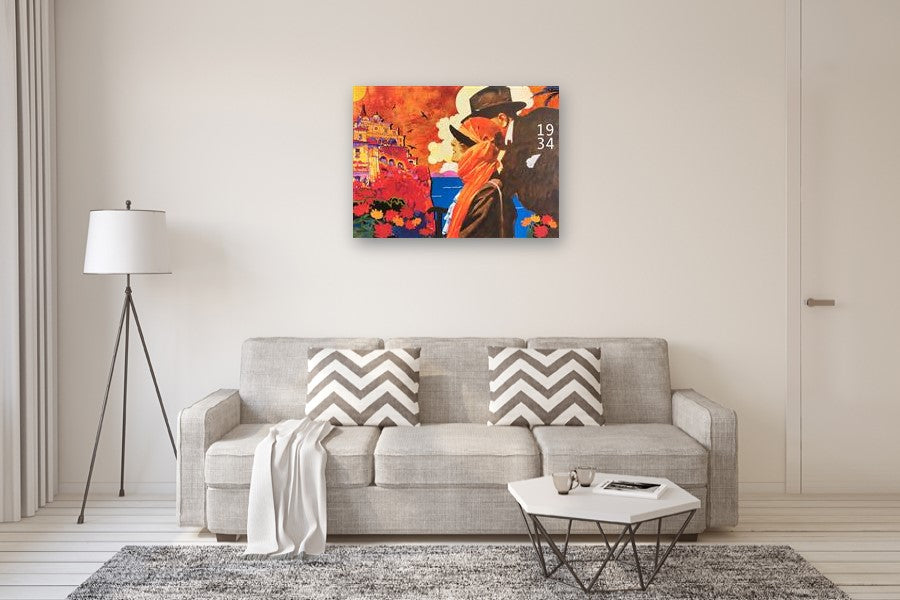 The Watchers by Rick "Marlowe" Schneider |  In Room View of Artwork 