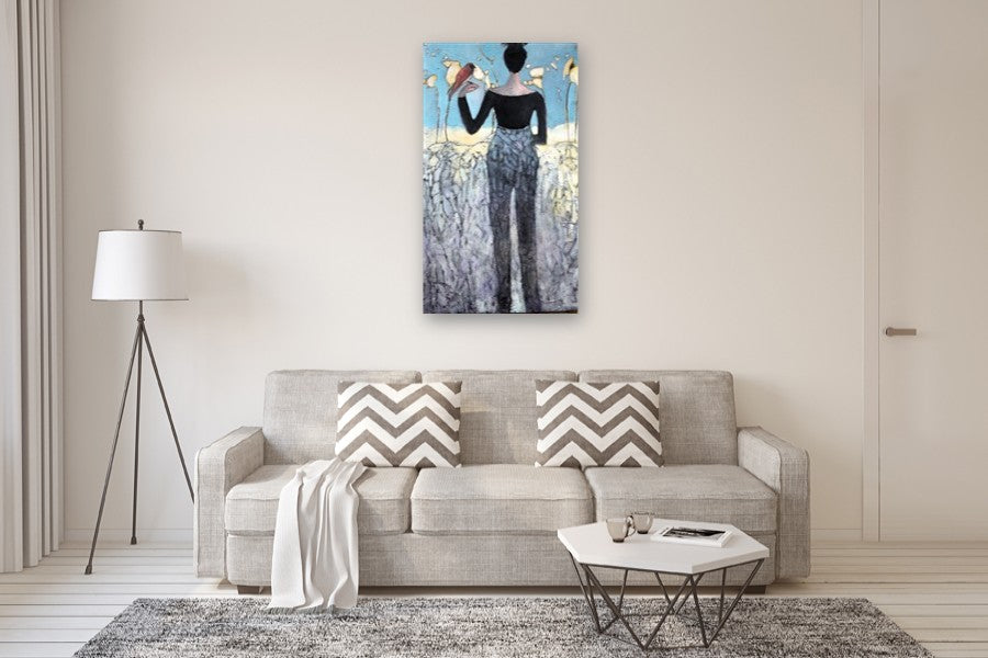 Tight Pants by Mary Pratt |  In Room View of Artwork 