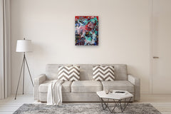 Original art for sale at UGallery.com | Critical Mass by Gary J. Noland Jr. | $2,375 | mixed media artwork | 30' h x 24' w | thumbnail 5