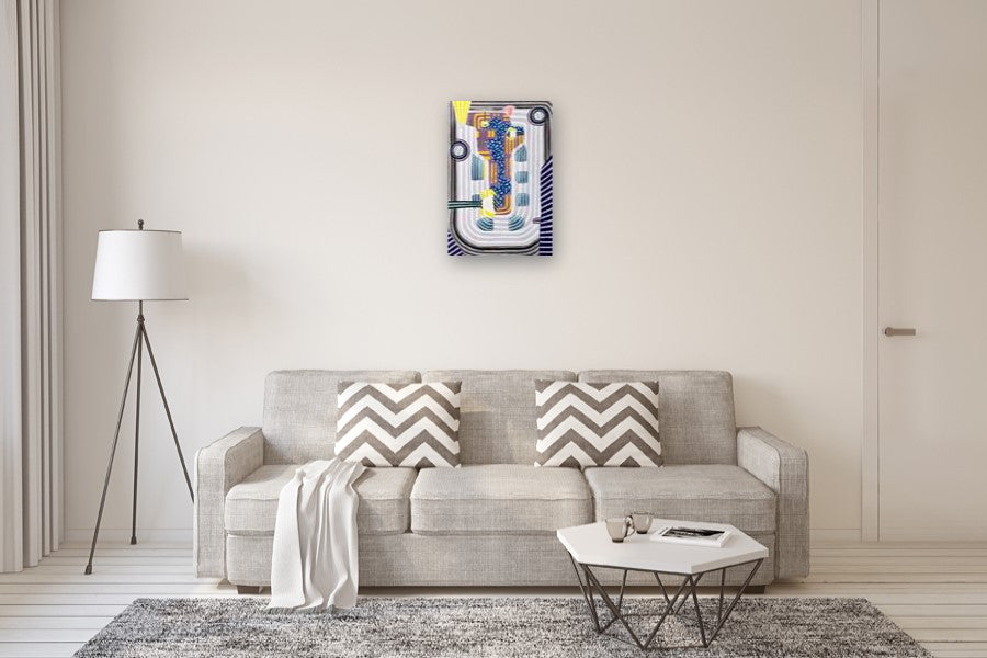 A Limousine by Javier Ortas |  In Room View of Artwork 