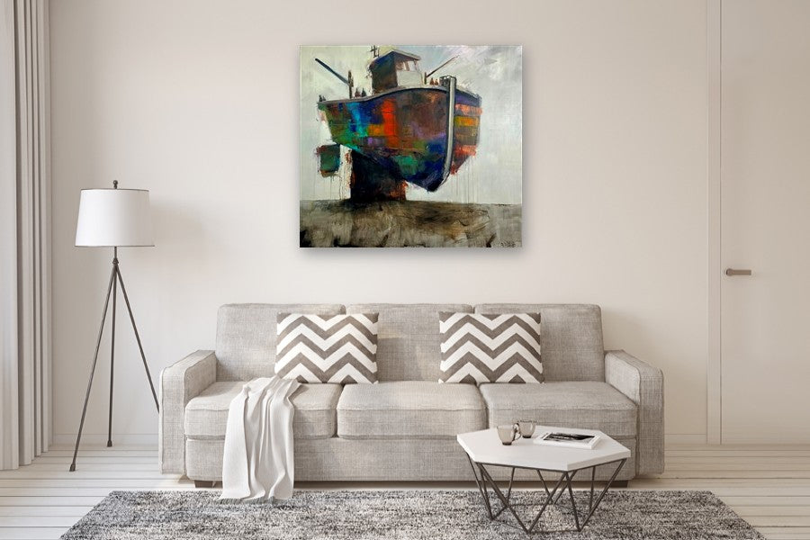 The Old Warrior by Allen Wittert |  In Room View of Artwork 