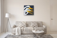 Original art for sale at UGallery.com | If You See Something... by Emil Morhardt | $2,400 | acrylic painting | 30' h x 30' w | thumbnail 5