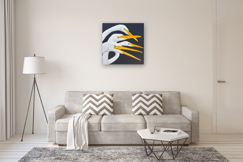 If You See Something... by Emil Morhardt |  In Room View of Artwork 