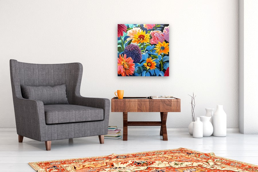 Flower Power by John Jaster |  In Room View of Artwork 