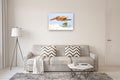 Original art for sale at UGallery.com | Pelican Nearshore by Emil Morhardt | $1,925 | acrylic painting | 24' h x 36' w | thumbnail 5