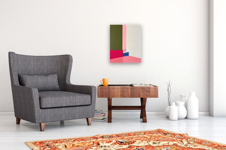 Memory in Green by Jian Ma (Jane M.) |  In Room View of Artwork 