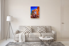 Original art for sale at UGallery.com | Shiloh Baptist Church by James Nyika | $1,150 | watercolor painting | 30' h x 22' w | thumbnail 5
