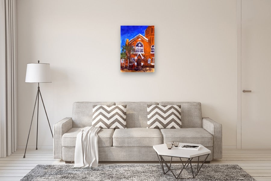 Shiloh Baptist Church by James Nyika |  In Room View of Artwork 