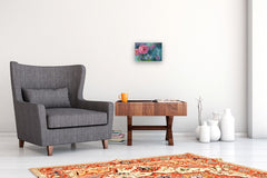 Original art for sale at UGallery.com | Feeling Rosy by Joanie Ford | $300 | oil painting | 9' h x 12' w | thumbnail 5