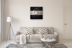 Original art for sale at UGallery.com | Expression Refracted by Leslie Ann Butler | $2,000 | acrylic painting | 30' h x 30' w | thumbnail 5