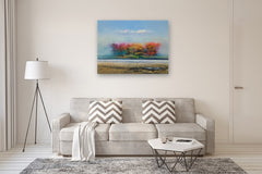 Original art for sale at UGallery.com | Colorful Day by George Peebles | $2,900 | oil painting | 36' h x 48' w | thumbnail 5