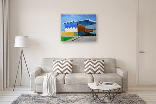 Thunderbird Motel 2 by Mitchell Freifeld |  In Room View of Artwork 