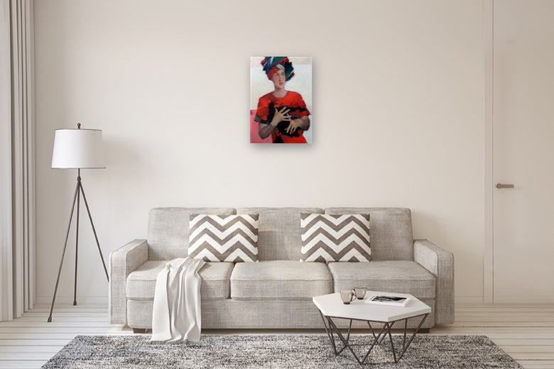 Talking Hands by Nicholas Robertson |  In Room View of Artwork 