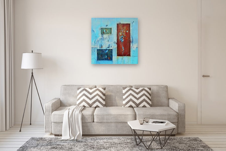 A Place in the Sky by Cynthia Ligeros |  In Room View of Artwork 