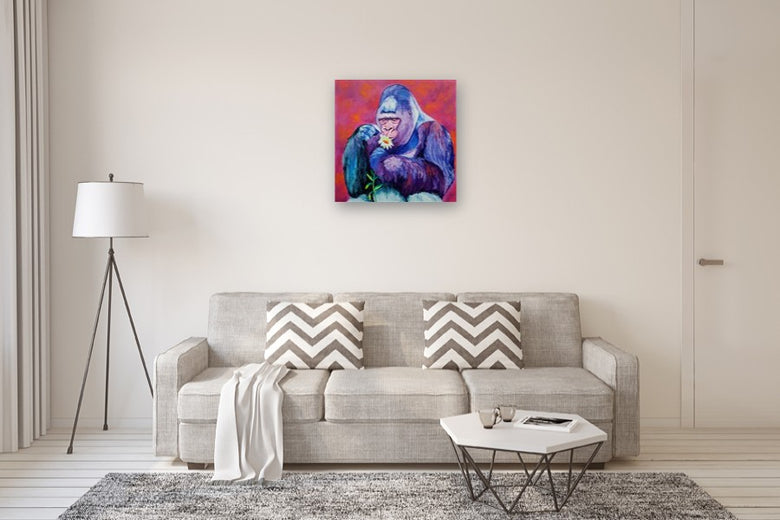 She Definitely Loves Me by Viktoria Goudbeek |  In Room View of Artwork 