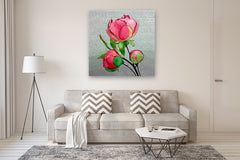 Original art for sale at UGallery.com | March by Maria Karla Watson | $4,000 | acrylic painting | 48' h x 48' w | thumbnail 5