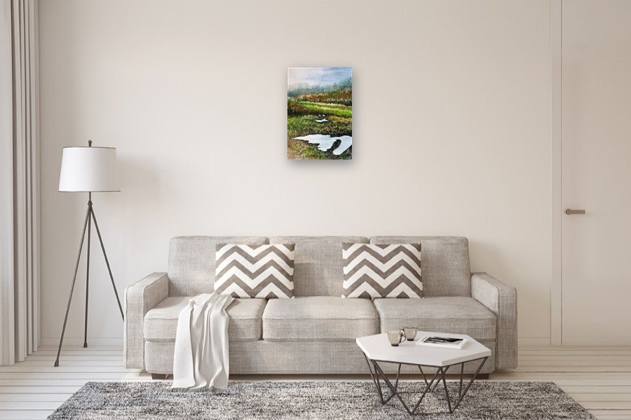 Spring Rains by Vic Roschkov |  In Room View of Artwork 