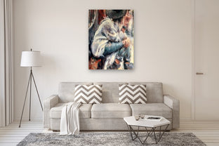Following Her Heart by Nava Lundy |  In Room View of Artwork 