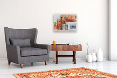 Original art for sale at UGallery.com | Lone Rider by Thomas Hoerber | $900 | watercolor painting | 17.5' h x 23.25' w | thumbnail 5