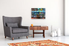 Original art for sale at UGallery.com | Saltwater Spirits by Lynne Meneses | $1,100 | acrylic painting | 18' h x 24' w | thumbnail 5