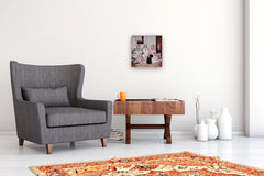 Original art for sale at UGallery.com | Sisters in LA by Carey Parks | $650 | acrylic painting | 14' h x 14' w | thumbnail 5