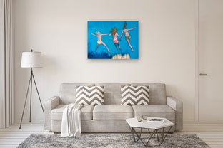 Perfect Blue World by Nata Zaikina |  In Room View of Artwork 