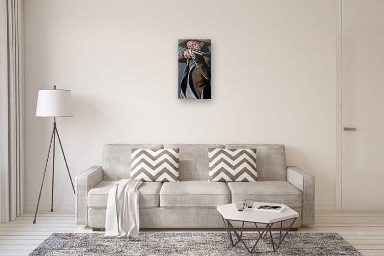 Both Barrels by Duane Brown |  In Room View of Artwork 