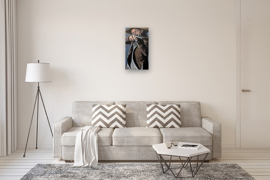 Both Barrels by Duane Brown |  In Room View of Artwork 