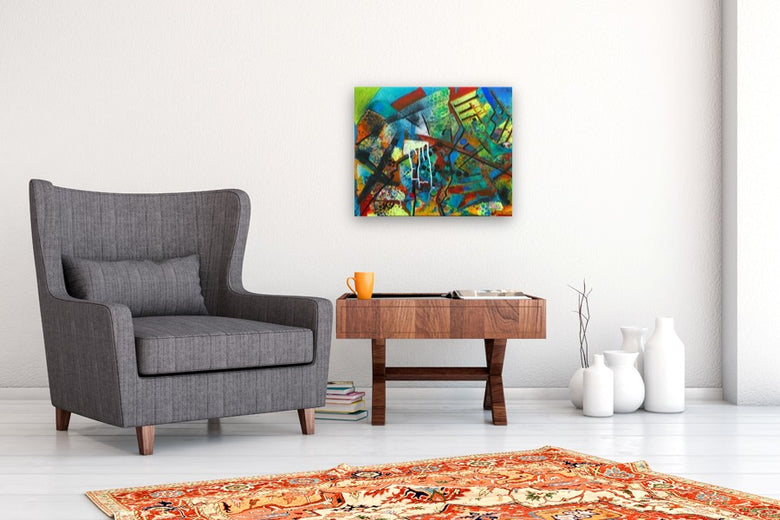 Tear by Ava Doran |  In Room View of Artwork 