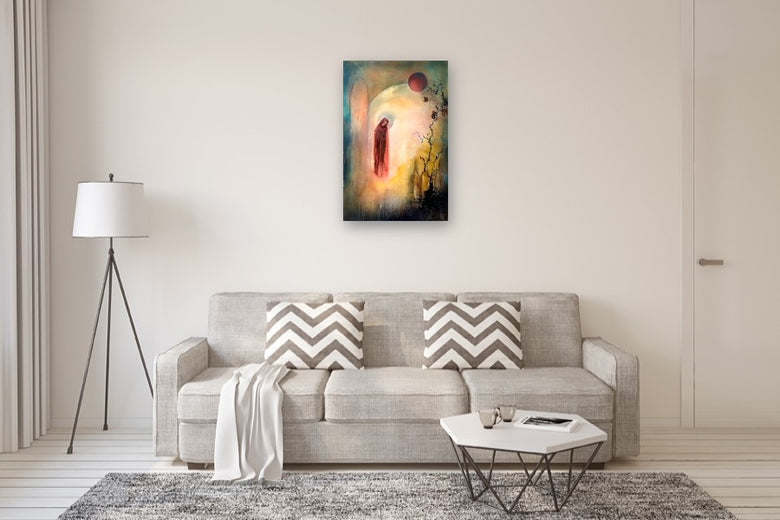 Daughter of the Moon by Yamilet Sempe |  In Room View of Artwork 