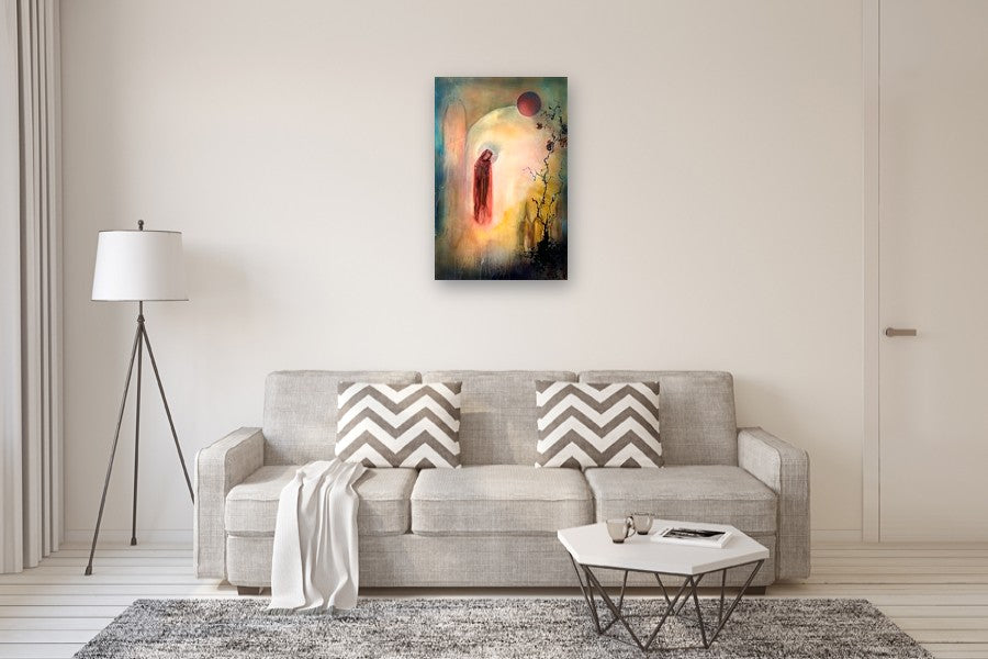 Daughter of the Moon by Yamilet Sempe |  In Room View of Artwork 