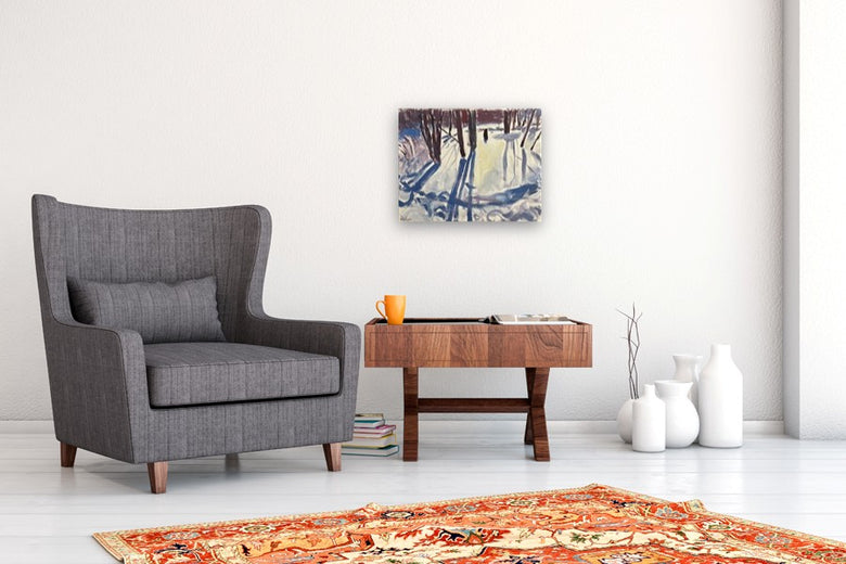 Shadows of Winter by Robert Hofherr |  In Room View of Artwork 