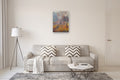 Original art for sale at UGallery.com | Foggy day by Suren Nersisyan | $850 | oil painting | 31' h x 23' w | thumbnail 5