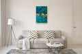 Original art for sale at UGallery.com | The In-Between by Robin Okun | $1,700 | acrylic painting | 36' h x 24' w | thumbnail 5