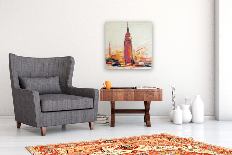 NYC=Vibrant by Kajal Zaveri |  In Room View of Artwork 