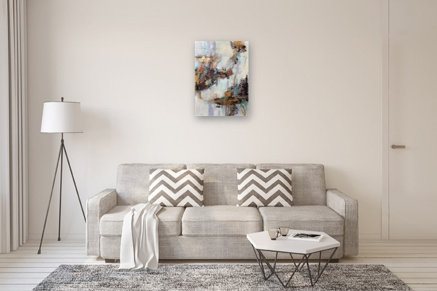 Islands in the Mist by DL Watson |  In Room View of Artwork 