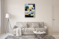 Original art for sale at UGallery.com | Change of Plans by Julie Weaverling | $2,175 | mixed media artwork | 40' h x 30' w | thumbnail 5