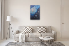 Original art for sale at UGallery.com | Enlighted by Diana Elena Chelaru | $900 | acrylic painting | 36' h x 24' w | thumbnail 5