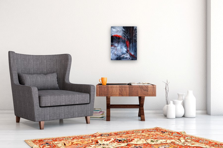 Red Rising by Linda McCord |  In Room View of Artwork 