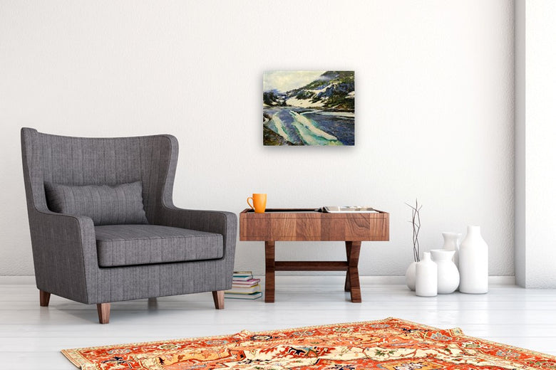 Along the White Pass Railway, Skagway by Onelio Marrero |  In Room View of Artwork 