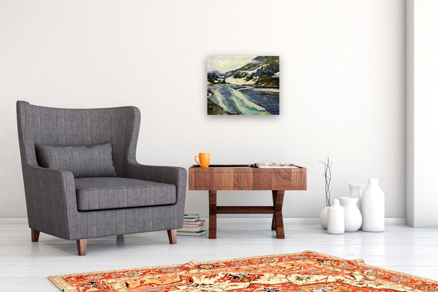 Along the White Pass Railway, Skagway by Onelio Marrero |  In Room View of Artwork 