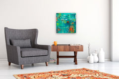 Original art for sale at UGallery.com | Searching by Maya Henaff | $900 | acrylic painting | 20' h x 20' w | thumbnail 5