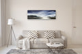 Original art for sale at UGallery.com | Aerial Dramatics III by Mandy Main | $2,275 | oil painting | 20' h x 60' w | thumbnail 5