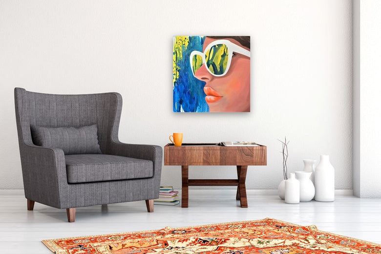 New Shades by Leticia Lacy |  In Room View of Artwork 