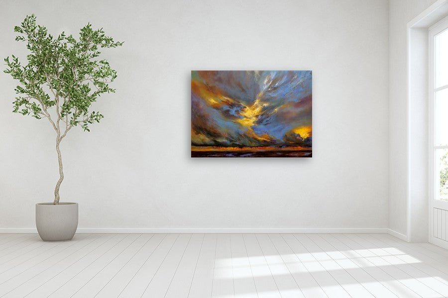 Elisian Whispers by Shadi Shokoohi |  In Room View of Artwork 