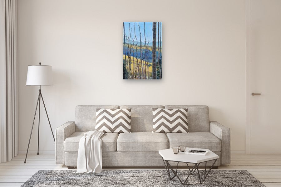 Fall Mountains by Heather Foster |  In Room View of Artwork 